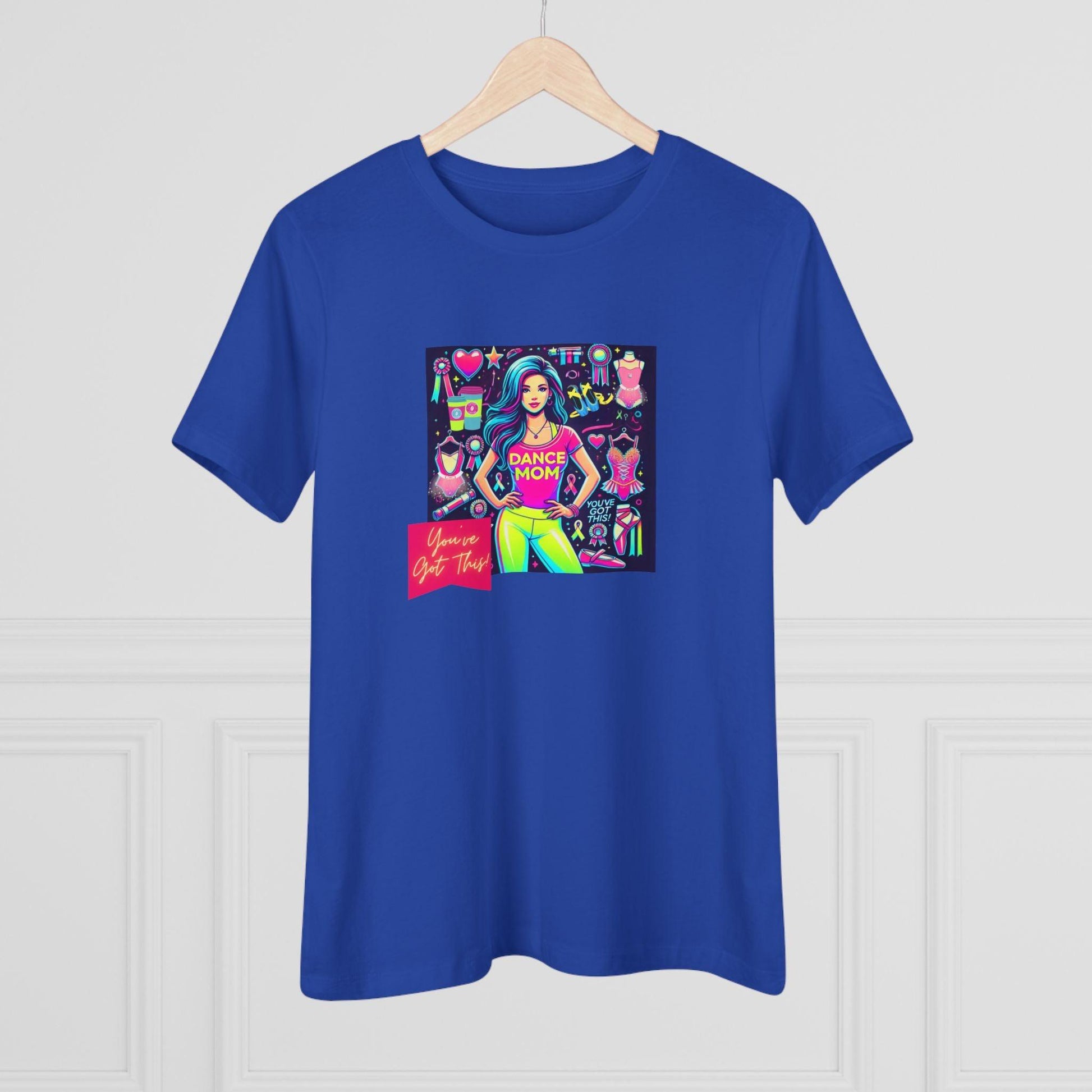 Dance Mom Magic (Blue Hair Mom) - A Colorful Celebration 🌈 - Women's Softstyle Tee - Whippie's