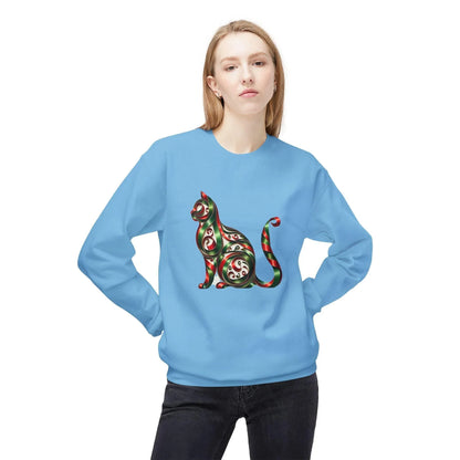 🐱 Merry Meowmas! 🎄 Unisex Fleece Sweatshirt 🎁 - Whippie's