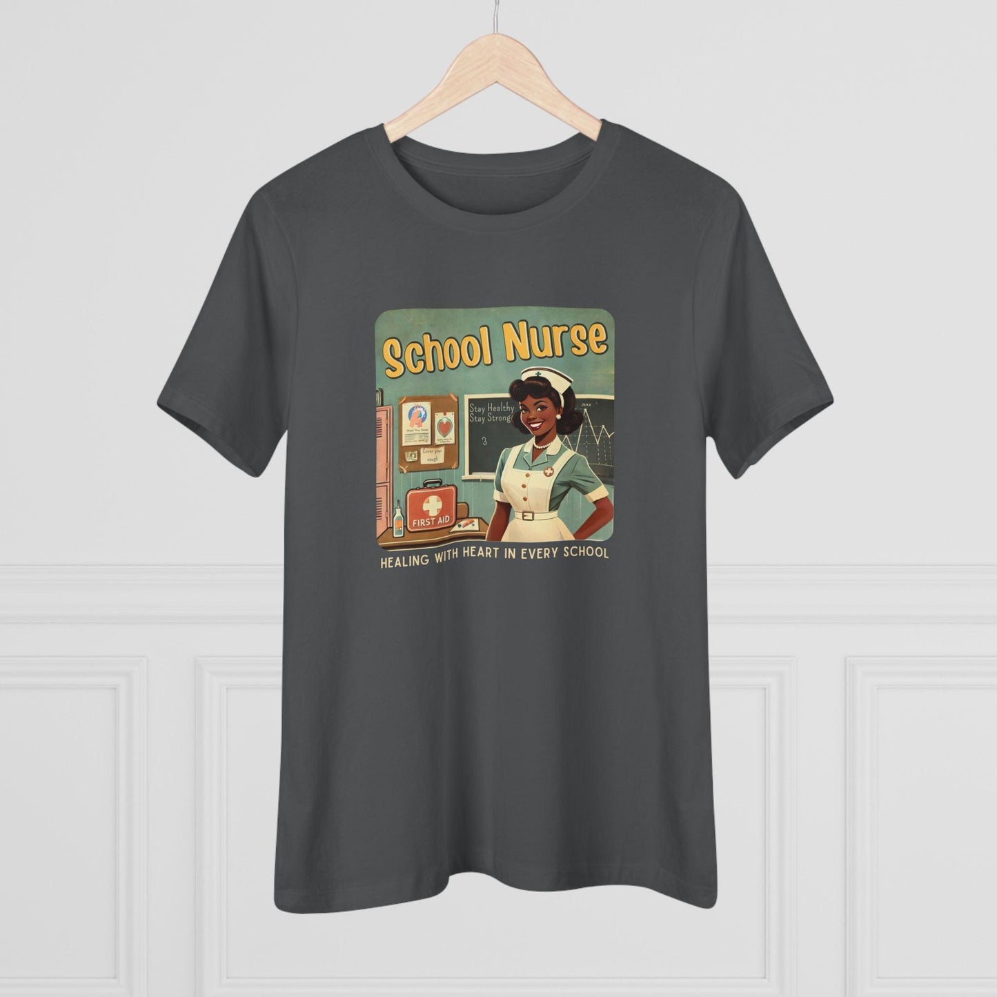 School Nurse Hero Tee (2) - Healing with Heart in Every School 🩺❤️ - Whippie's