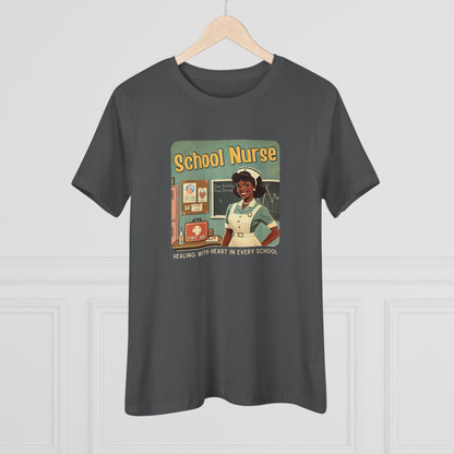 School Nurse Hero Tee (2) - Healing with Heart in Every School 🩺❤️ - Whippie's