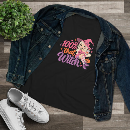 Halloween Shirt | 100% That Witch Women’s Tee – product image 7