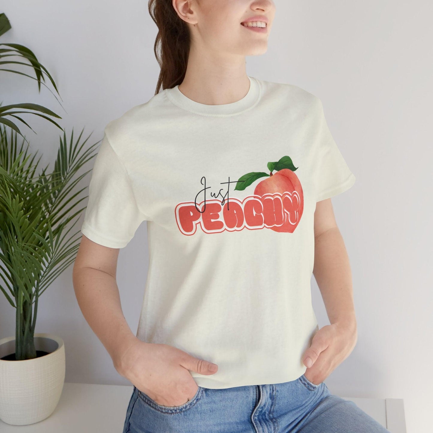 Just Peachy Unisex Jersey Tee - 🍑 Embrace the Sweetness of Life! 🍑 - Whippie's