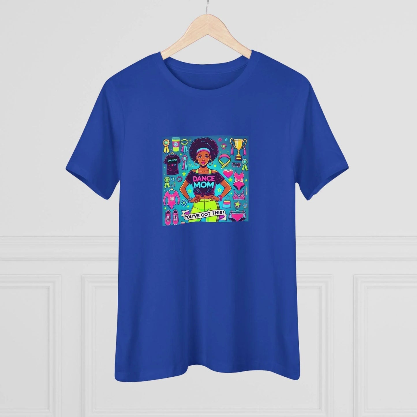 Dance Mom: You've Got This - Darker Skin Tone Mom - Short Hair - Women's Softstyle Tee - Whippie's