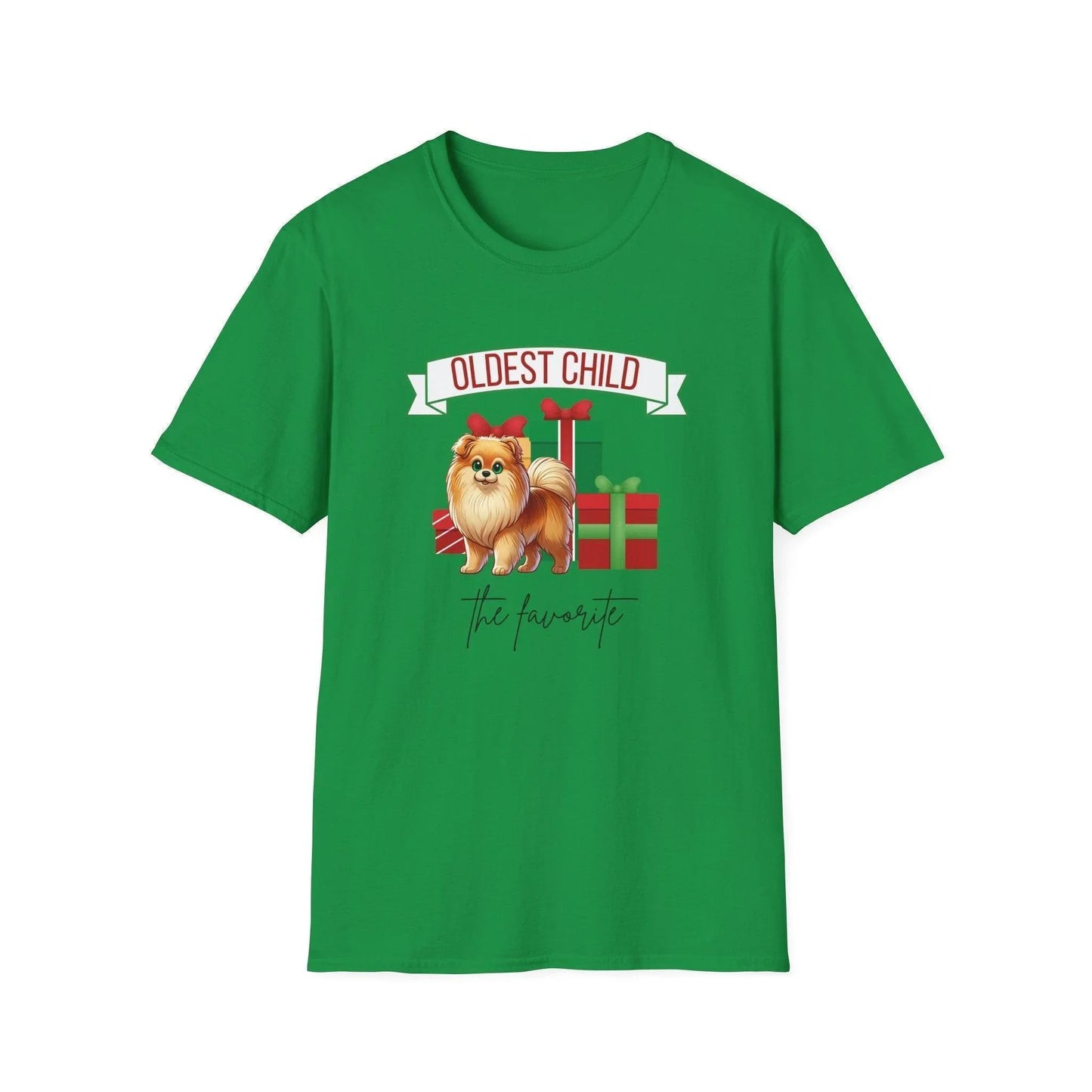 Oldest Child, The Favorite 🎁🐶 Pomeranian - Unisex Tee! 🎁👑 - Whippie's