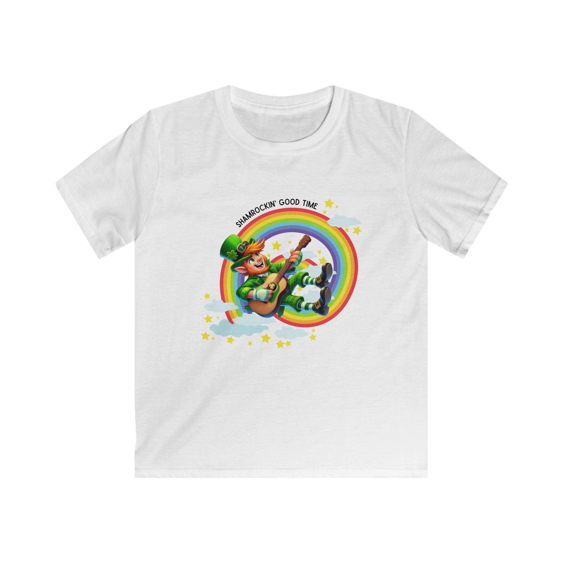 Shamrockin' Good Time Youth Tee - Rockin' the Irish Spirit! 🎸🍀🌈 - Whippie's