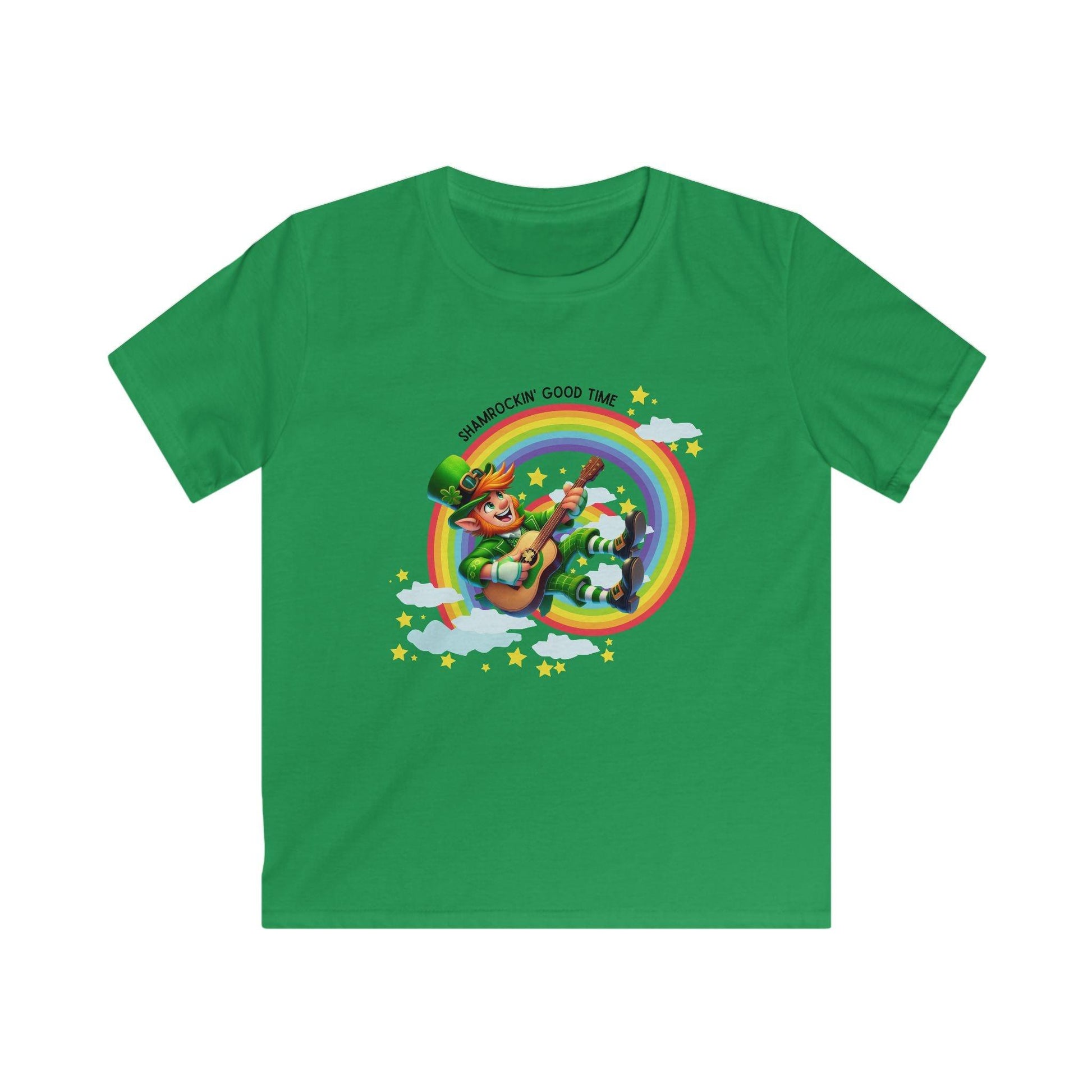 Shamrockin' Good Time Youth Tee - Rockin' the Irish Spirit! 🎸🍀🌈 - Whippie's