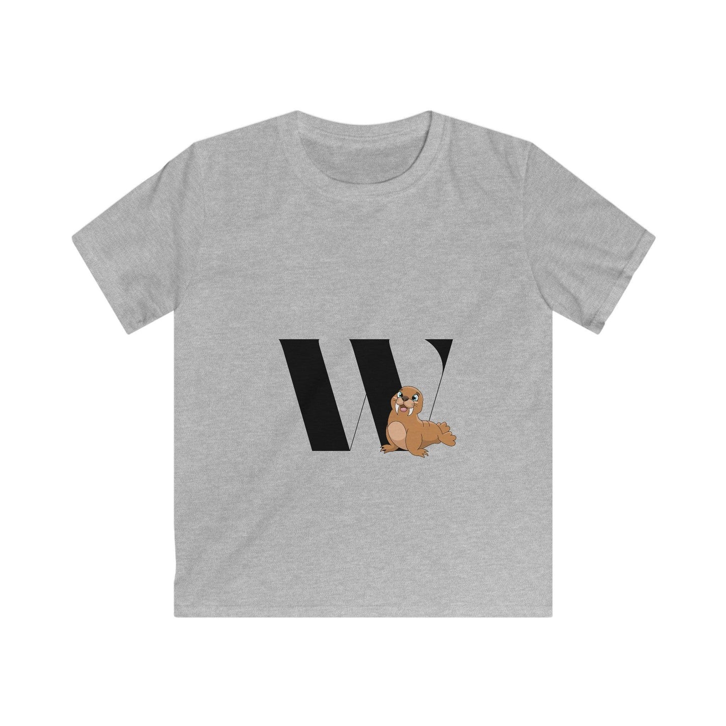Alphabet Adventures: Letter W - Walrus Youth T-Shirt - Whippie's