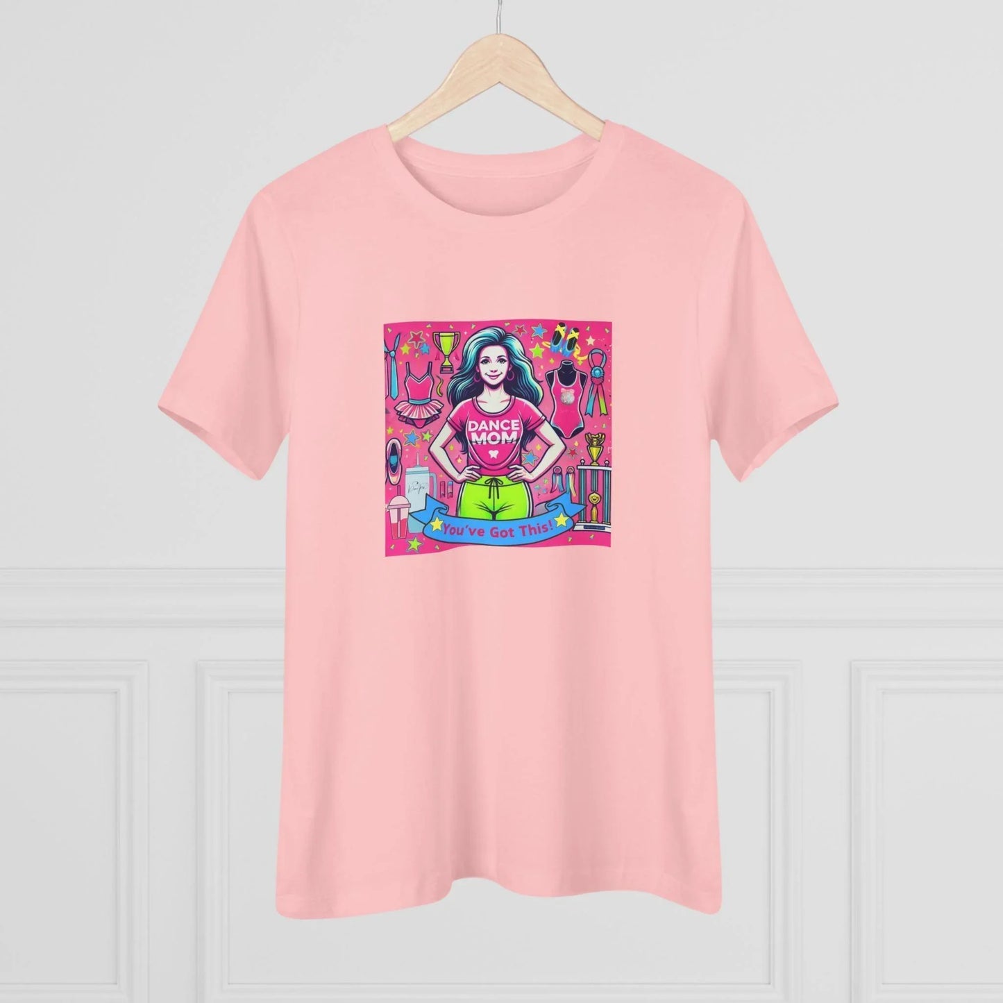 Dance Mom Magic (Brunette Mom) - A Colorful Celebration 🌈 - Women's Softstyle Tee - Whippie's