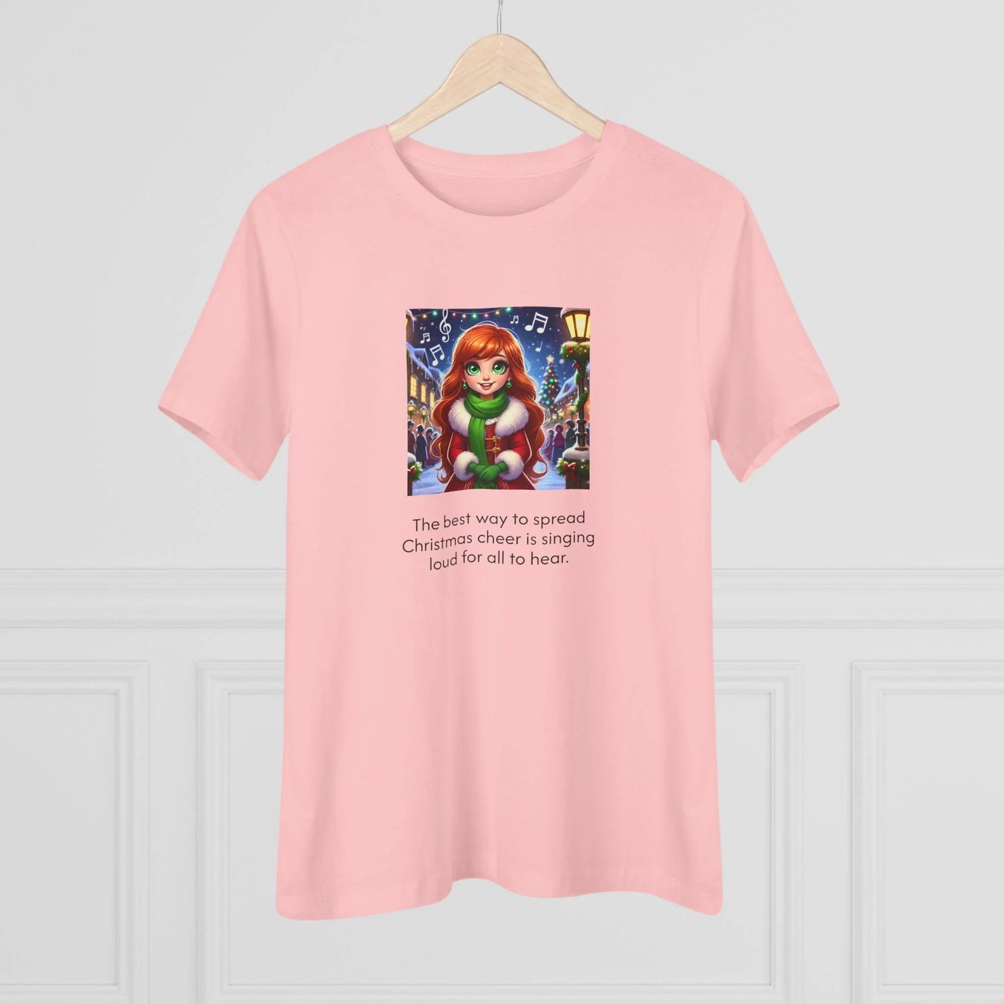 Caroler - Christmas Cheer - RH Girl - Women's Tee - Whippie's