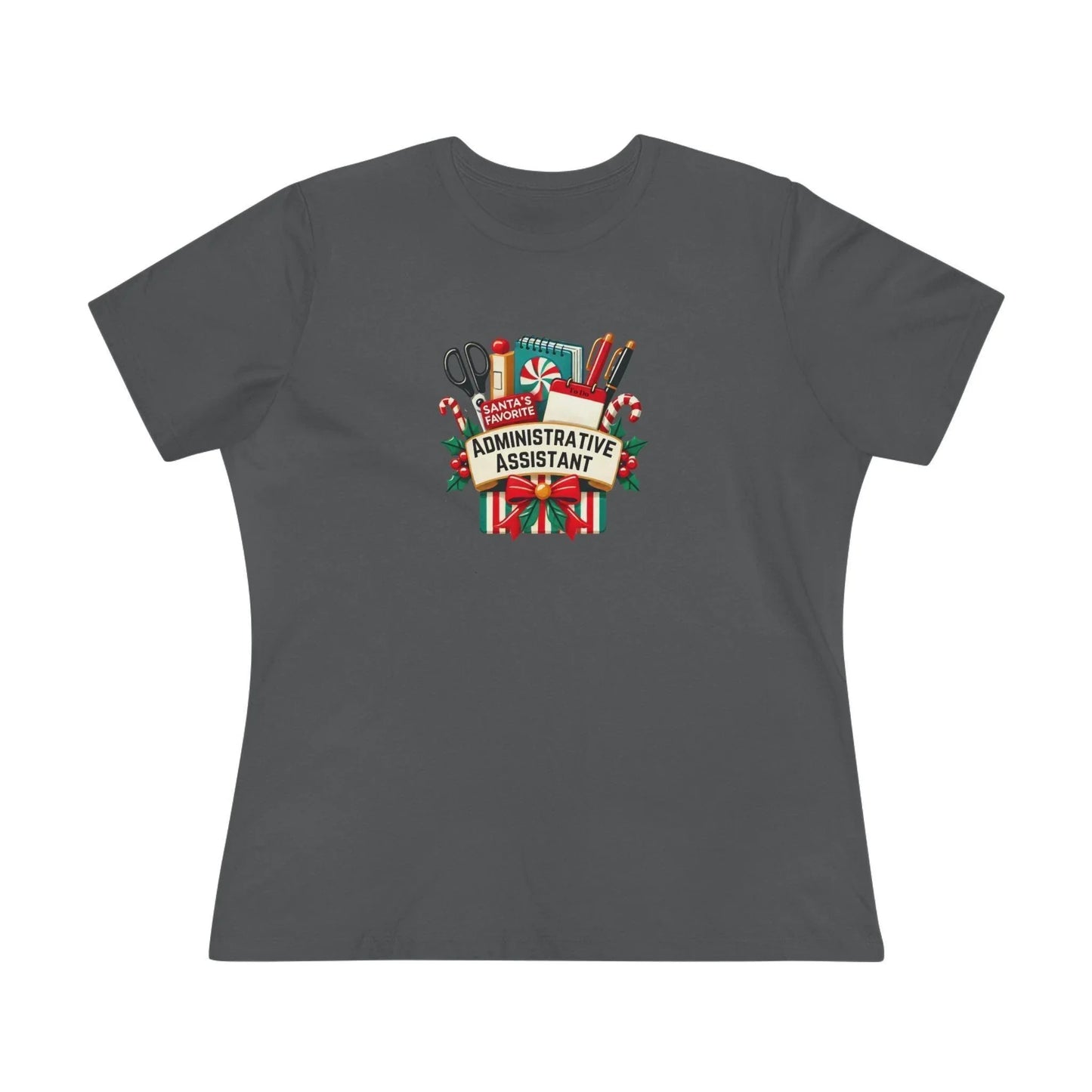 Santa's Favorite Administrative Assistant - Women's Softstyle Tee - Whippie's