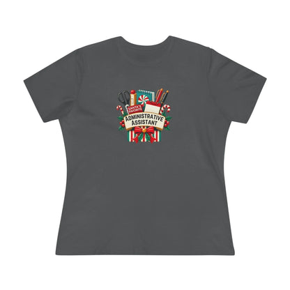 Santa's Favorite Administrative Assistant - Women's Softstyle Tee - Whippie's