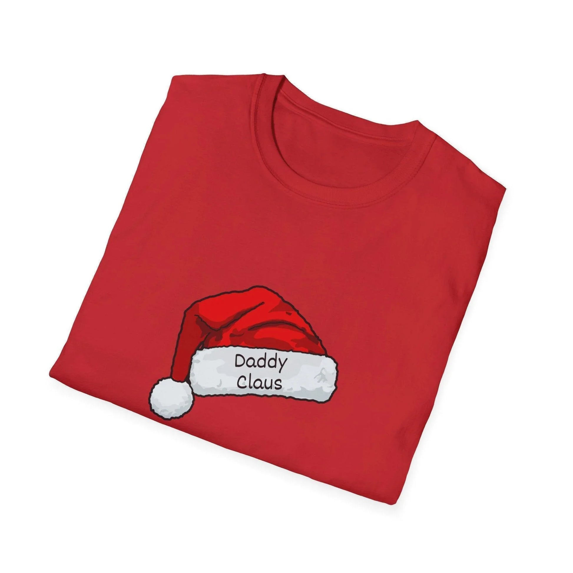Daddy Claus: The Coolest Santa in Town 🎅- Mens Softstyle T-shirt - Whippie's