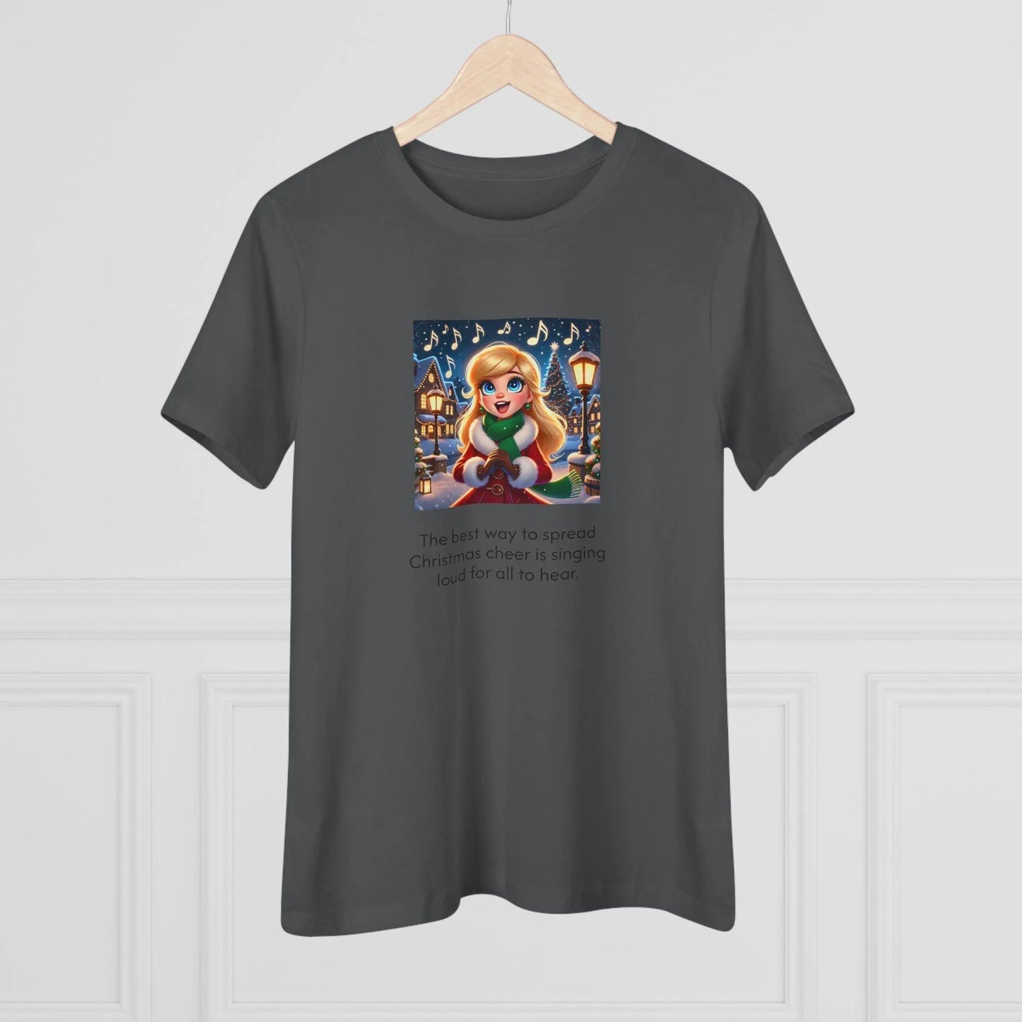 Caroler - Christmas Cheer - LBH Girl - Women's Softstyle Tee - Whippie's
