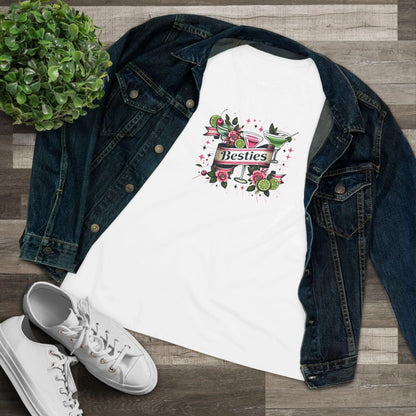 Besties - Three Cocktails - Women's Softstyle Tee - Whippie's