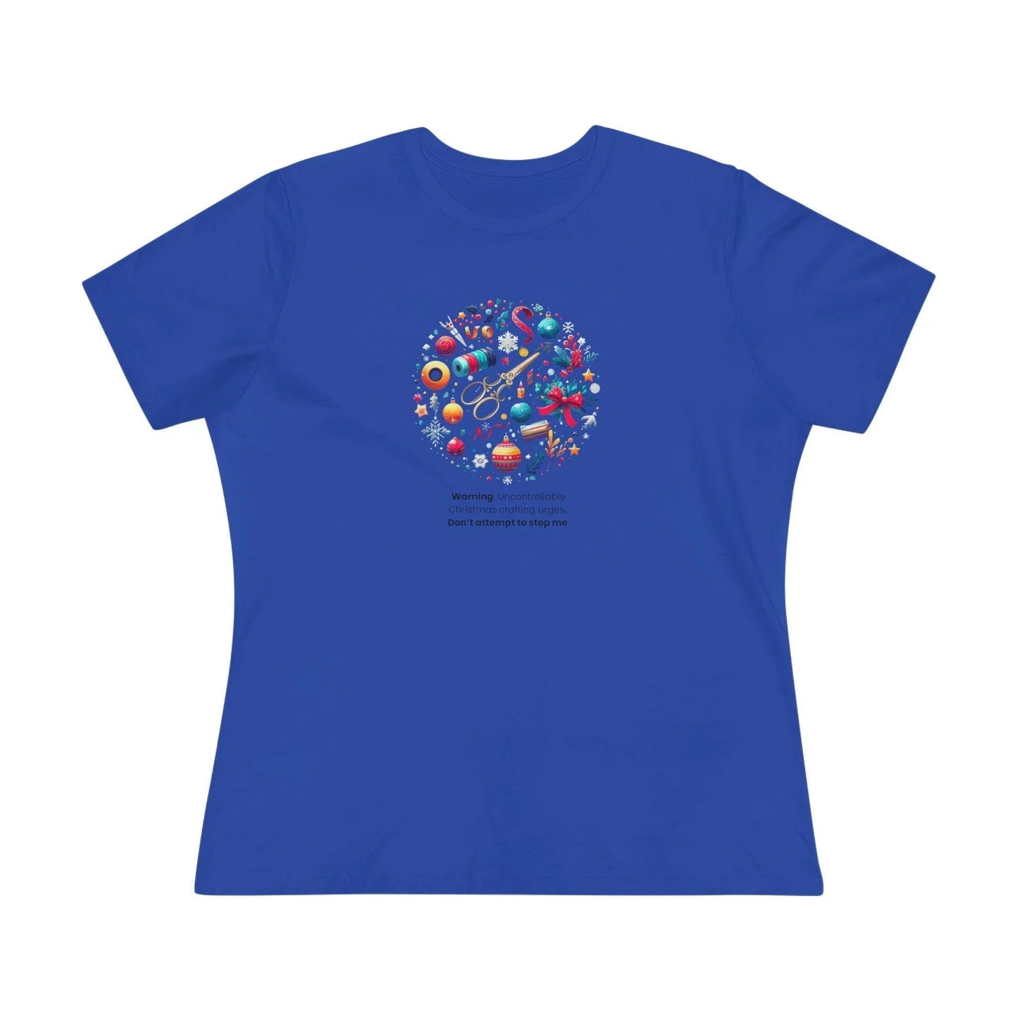 Snow Globe - Uncontrollable Urge to Craft - Women's Softstyle Tee - Whippie's