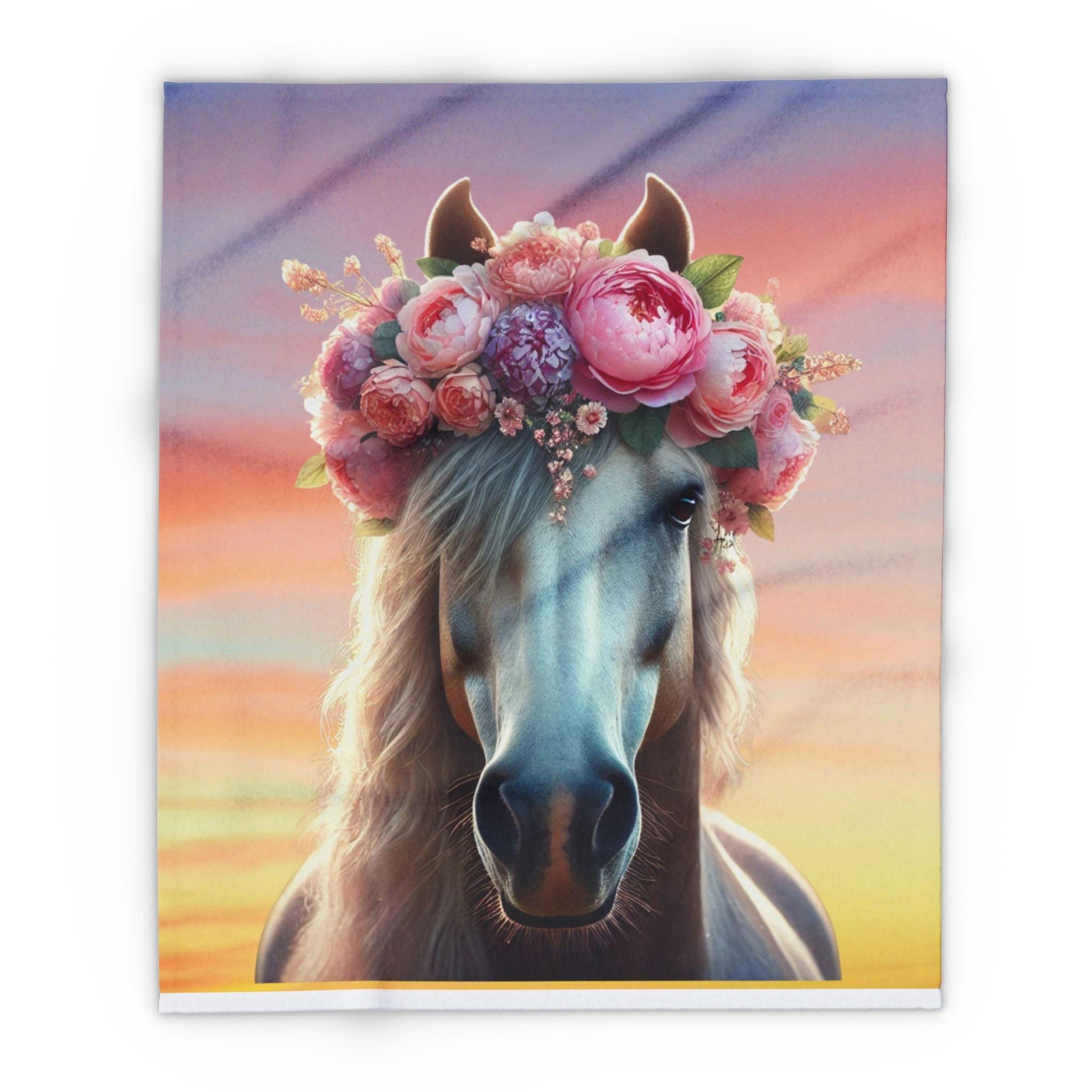 Horse Dreams Arctic Fleece Blanket - Cozy Up with Equestrian Charm! 🐴✨ - Whippie's