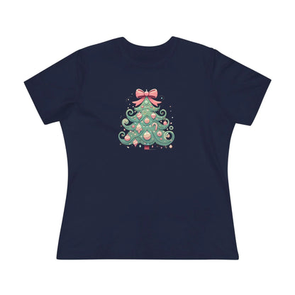 🎄💖 Pastel Dream Christmas Tree ✨🎀 - Women's Softstyle Tee - Whippie's