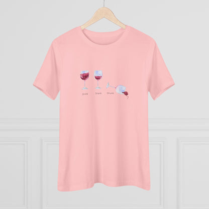 Drink, Drank, Drunk Tee - Sip, Savor, Repeat 🍷🍷🍷 - Women's Softstyle Tee - Whippie's