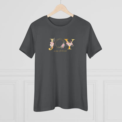 JOY to the World Women's Softstyle T-Shirt 🎄🌎💐 ✨ - Whippie's