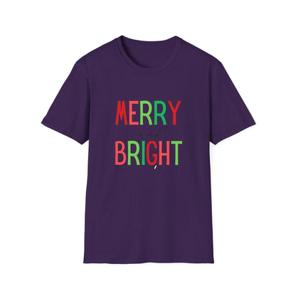Merry and Bright Unisex Tee 🌈✨ - Whippie's