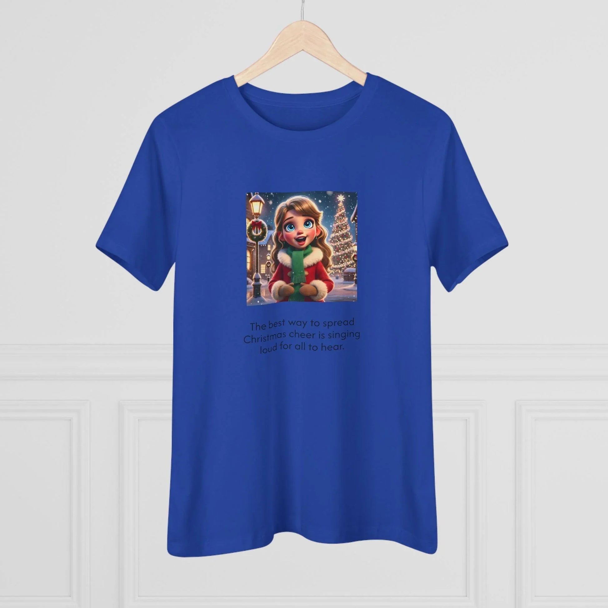 Caroler - Christmas Cheer - DBH Girl - Women's Softstyle Tee - Whippie's