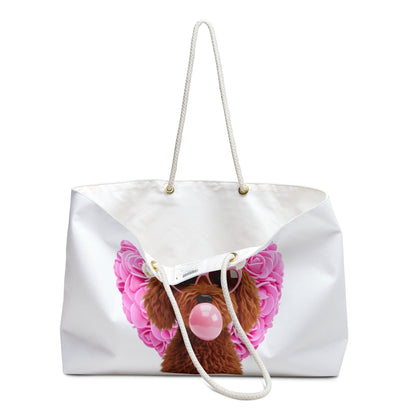 Doodle Love Weekender Tote Bag - 💖 Carry Your Cuteness with Style! 💖 - Whippie's
