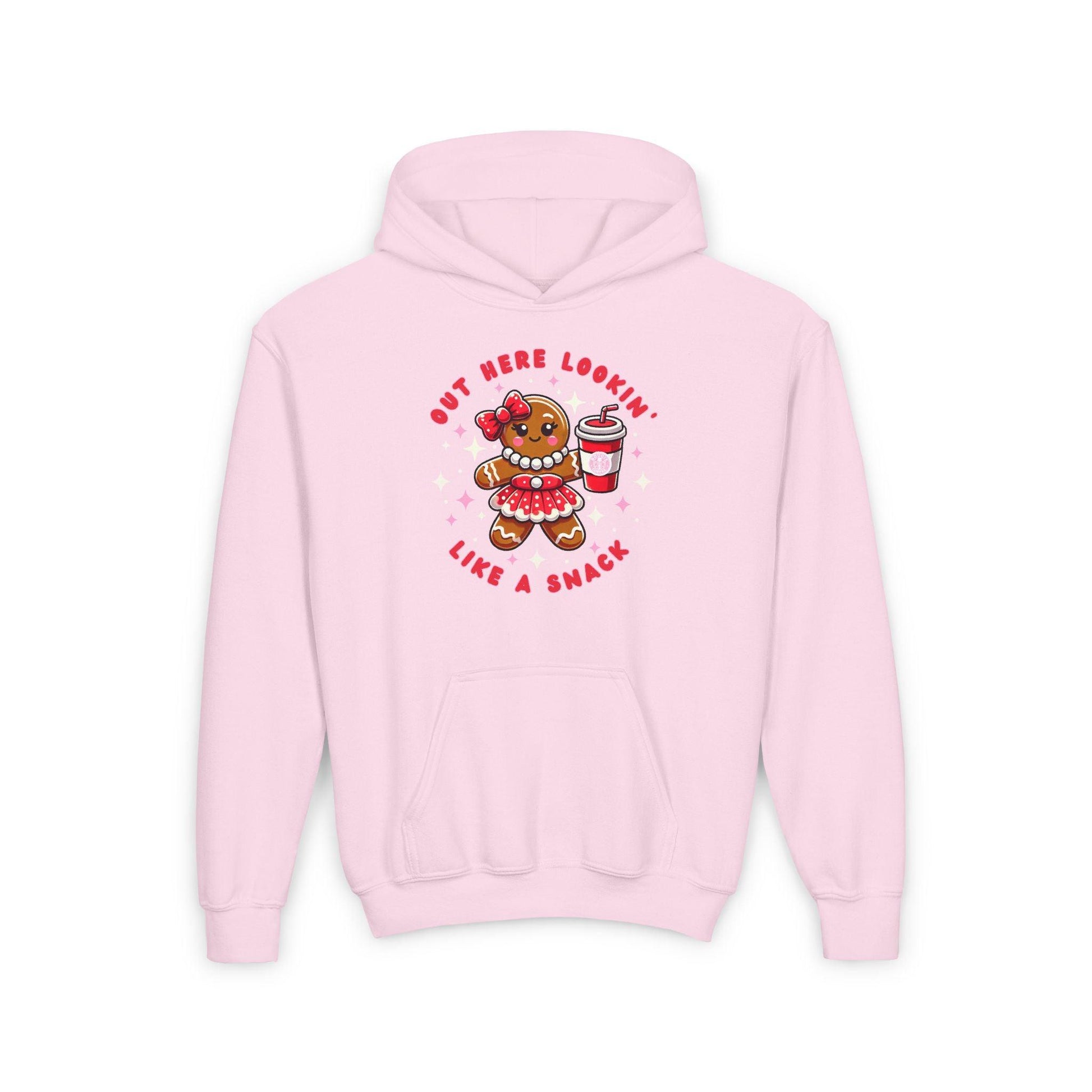 Out Here Lookin' Like a Snack 🍪 ☕ Youth Hoodie 🎄 - Whippie's