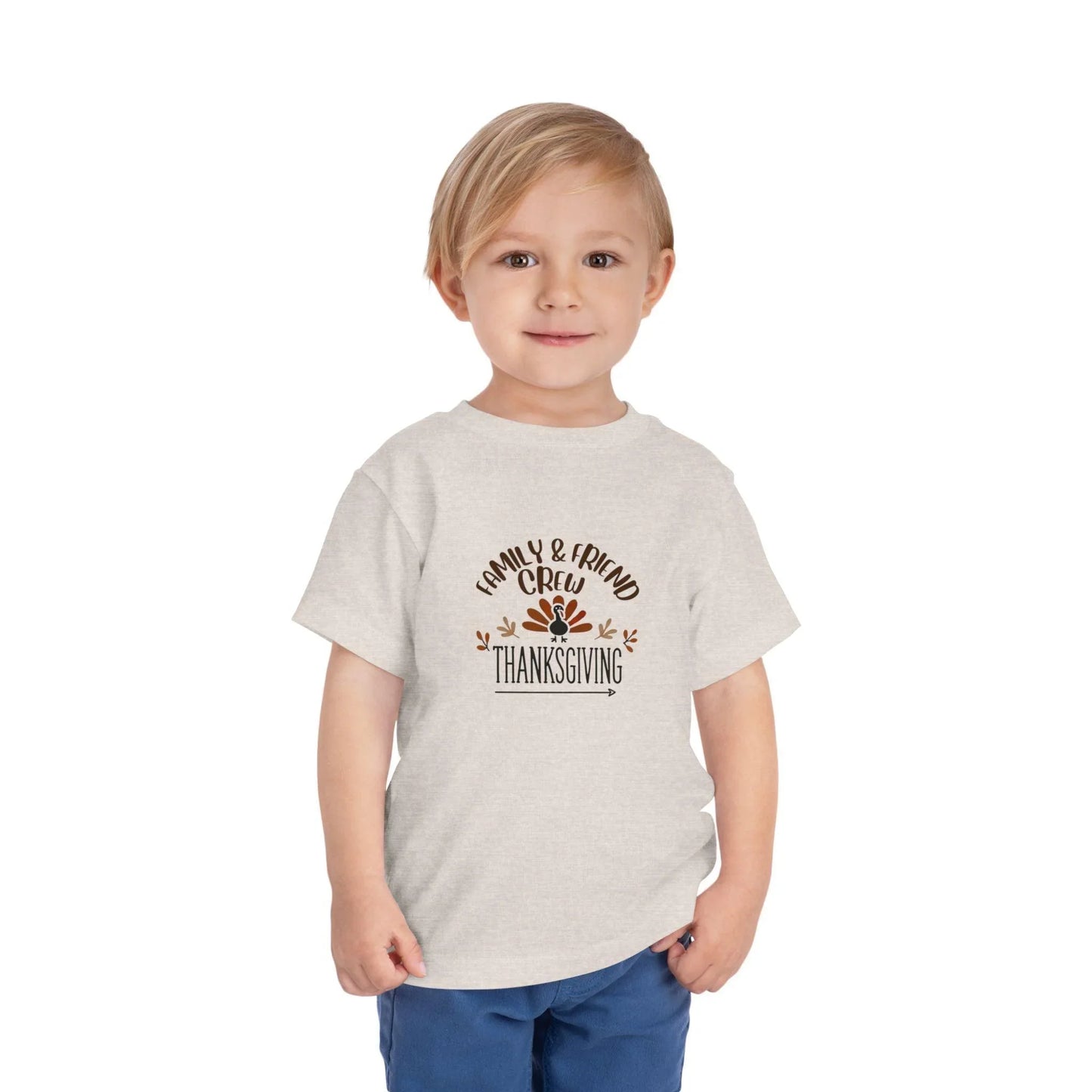 Thanksgiving Family & Friend Crew - Toddler Short Sleeve Tee - Whippie's