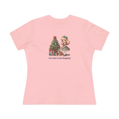 Too Cute to be Naughty - Women's Softstyle Tee - Whippie's