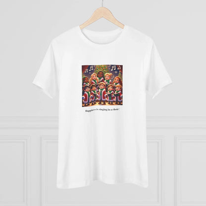Happiness is Singing in a Choir - Women's Tee - Whippie's