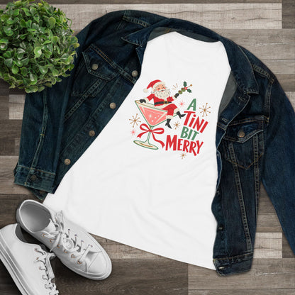 A Tini Bit Merry Christmas Martini Shirt