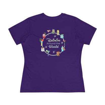 Drinking Around the World: Powered by Pixie Dust and Cocktails Women's Tee - Whippie's