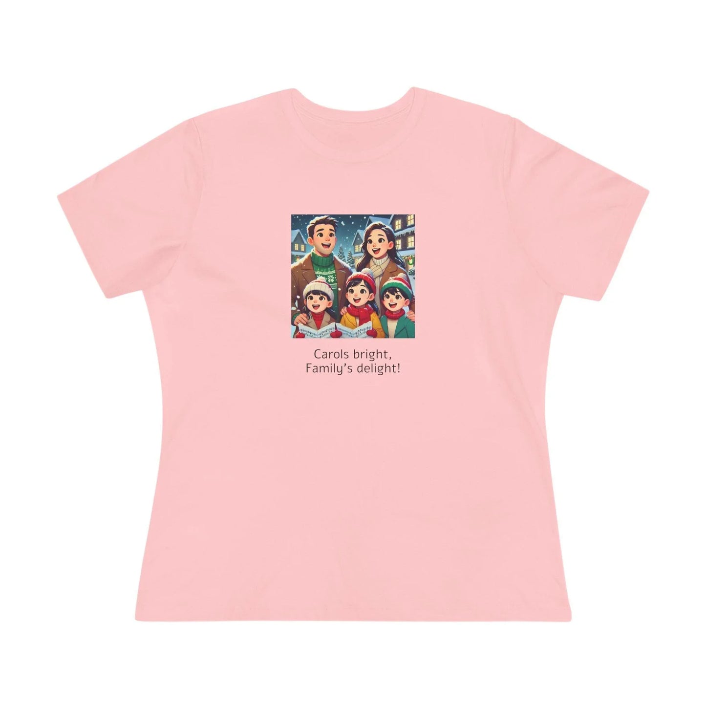 Carols bright, Family's delight! - Women's Softstyle Tee - Whippie's