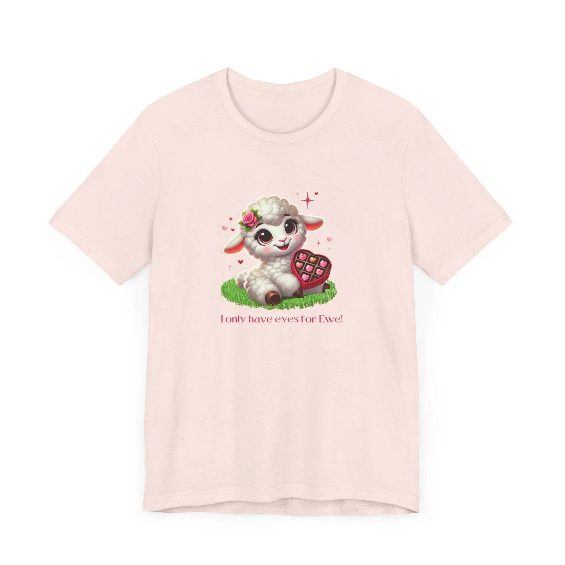 💖 I Only Have Eyes for Ewe! 🐑 Unisex Jersey Tee ✨ Spread the love this Valentine's Day! - Whippie's