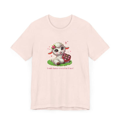💖 I Only Have Eyes for Ewe! 🐑 Unisex Jersey Tee ✨ Spread the love this Valentine's Day! - Whippie's