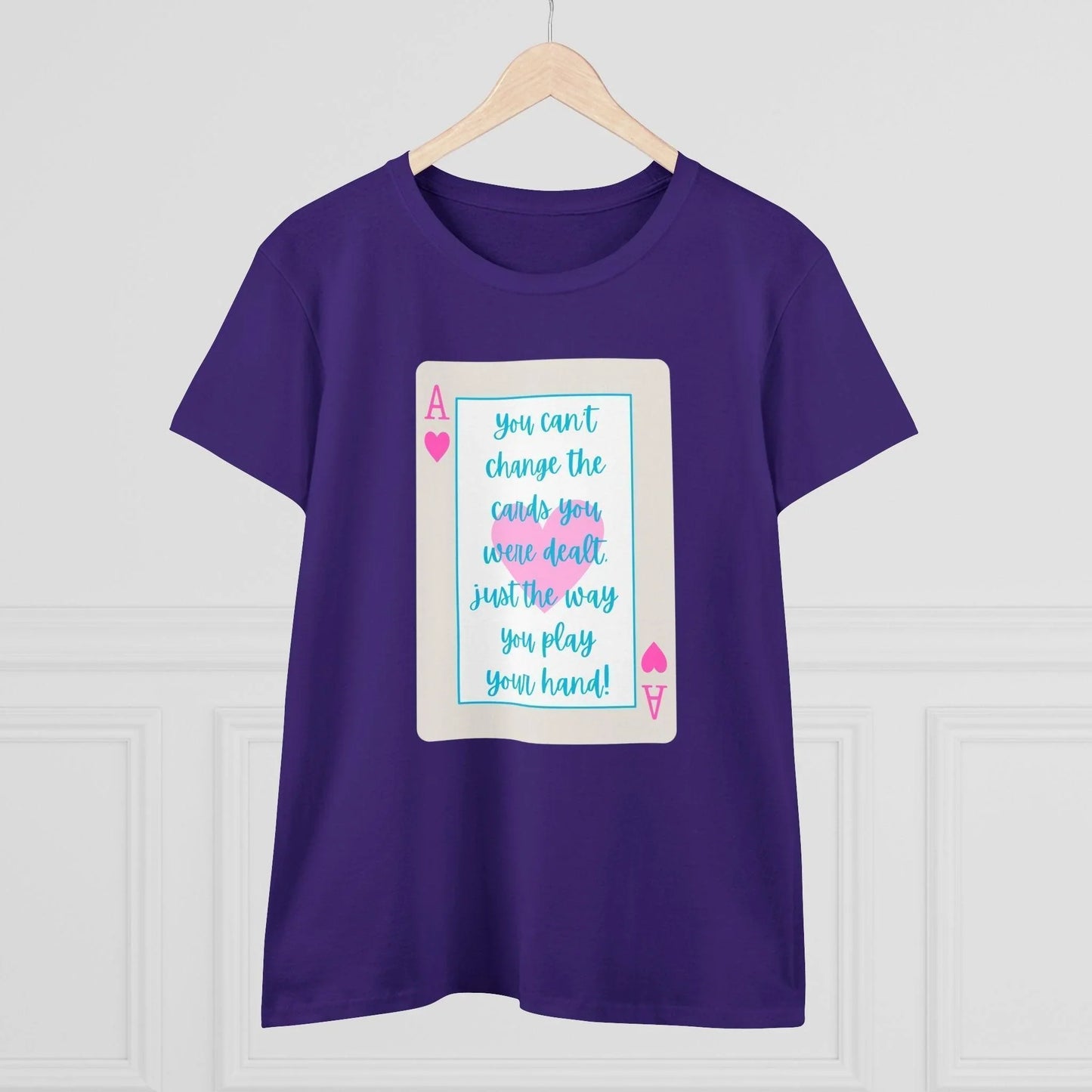 💖 Ace of Hearts 💪 Women's Tee ✨ Play your hand like a queen! 👑 - Whippie's