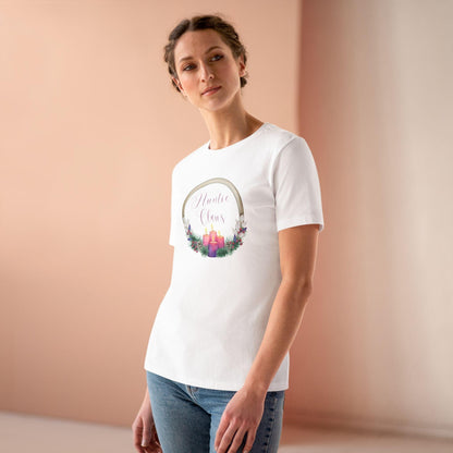 Auntie Claus - Christmas Cheer! 🤶🎄 Women's Softstyle Tee - Whippie's