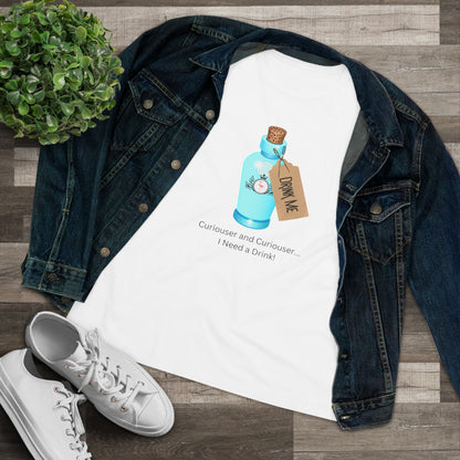 Alice in Wonderland Cocktail Shirt - Curiouser and Curiouser