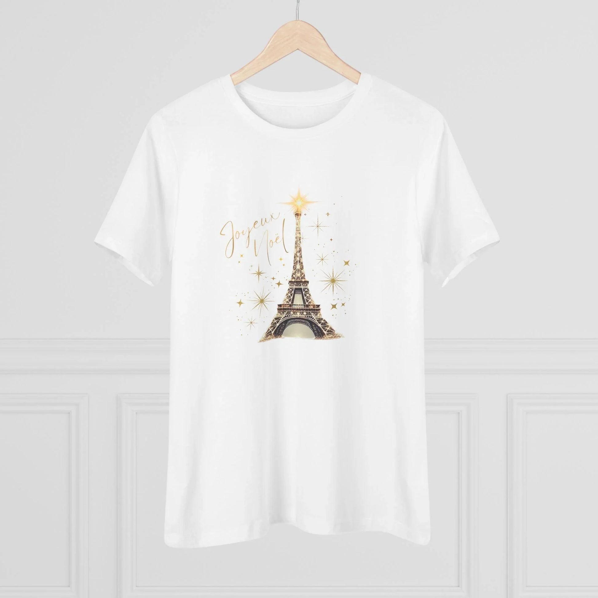 ✨ Joyeux Noël Women's Tee 🗼 A touch of Parisian elegance. - Whippie's