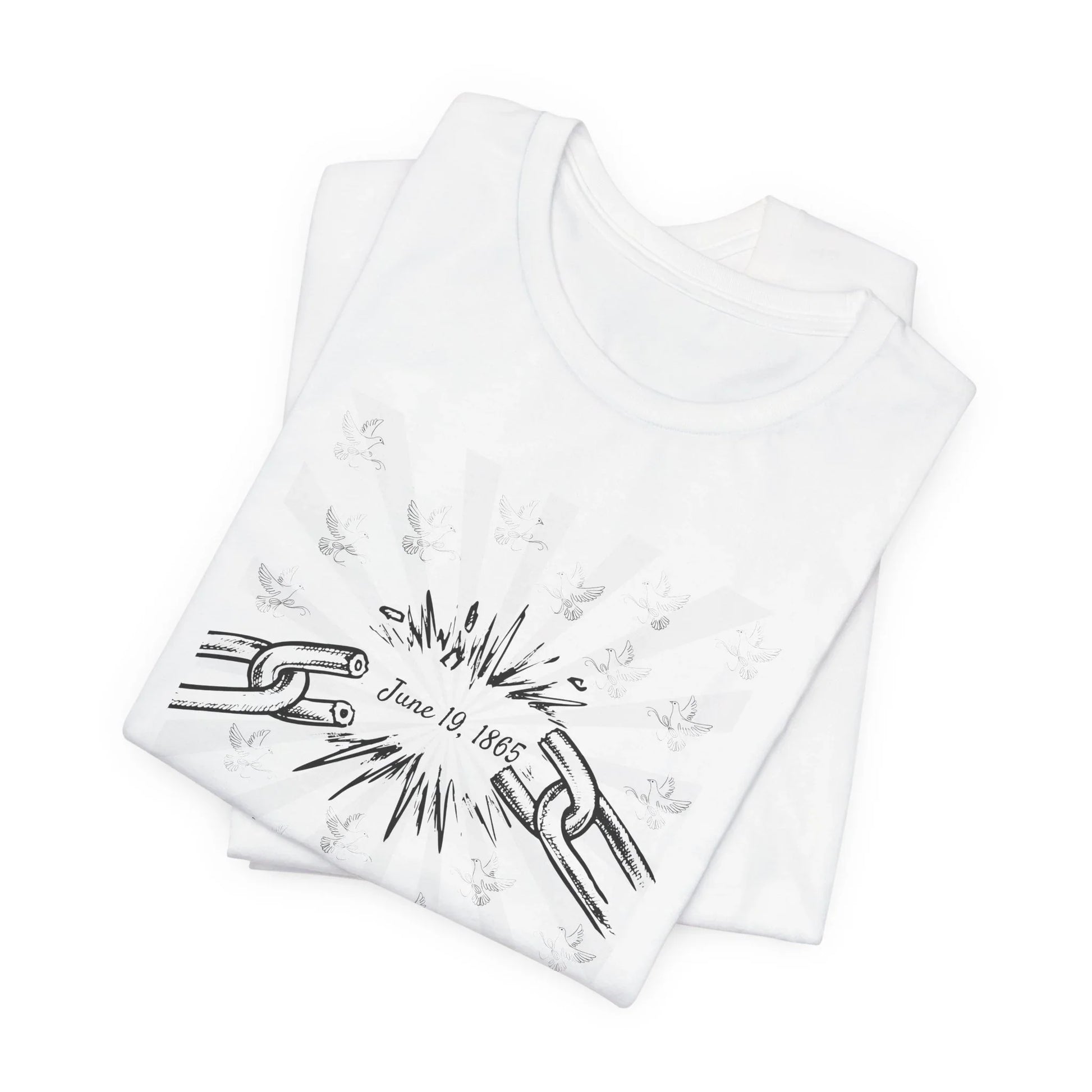 Juneteenth: Celebrating Freedom, Inspiring Peace Unisex Tee - Whippie's