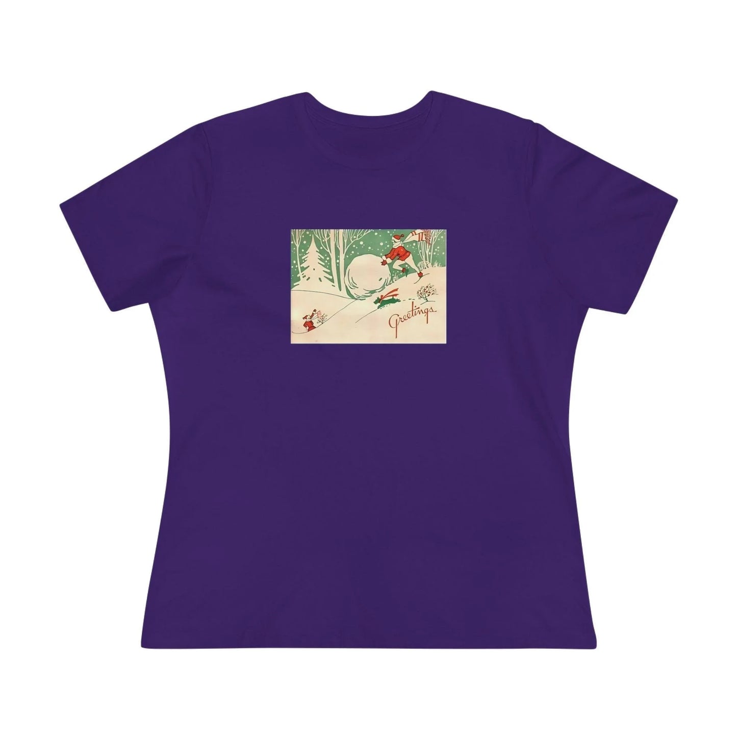 Greetings - Snow Fun - Women's Tee - Whippie's