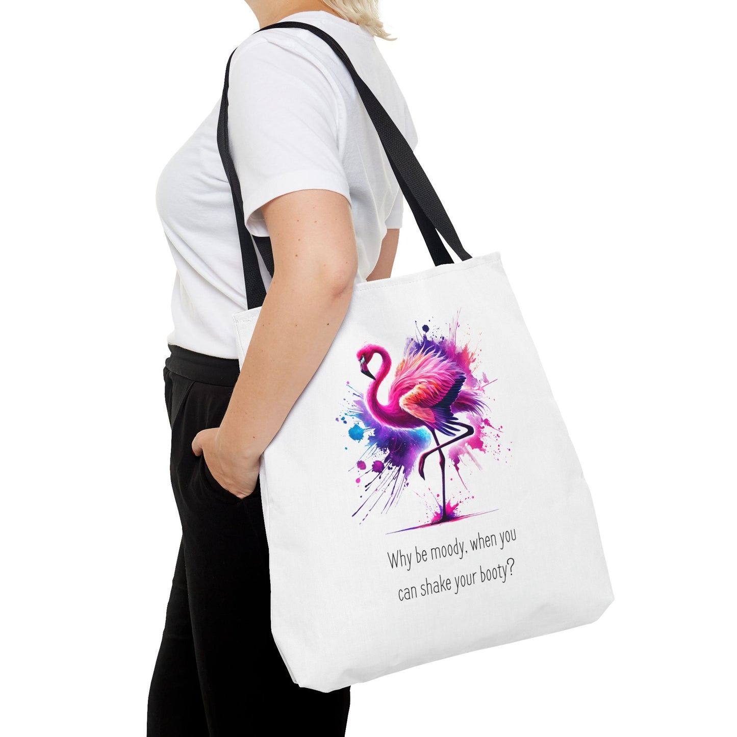 Shake Your Booty Flamingo Tote Bag | Dance Gift