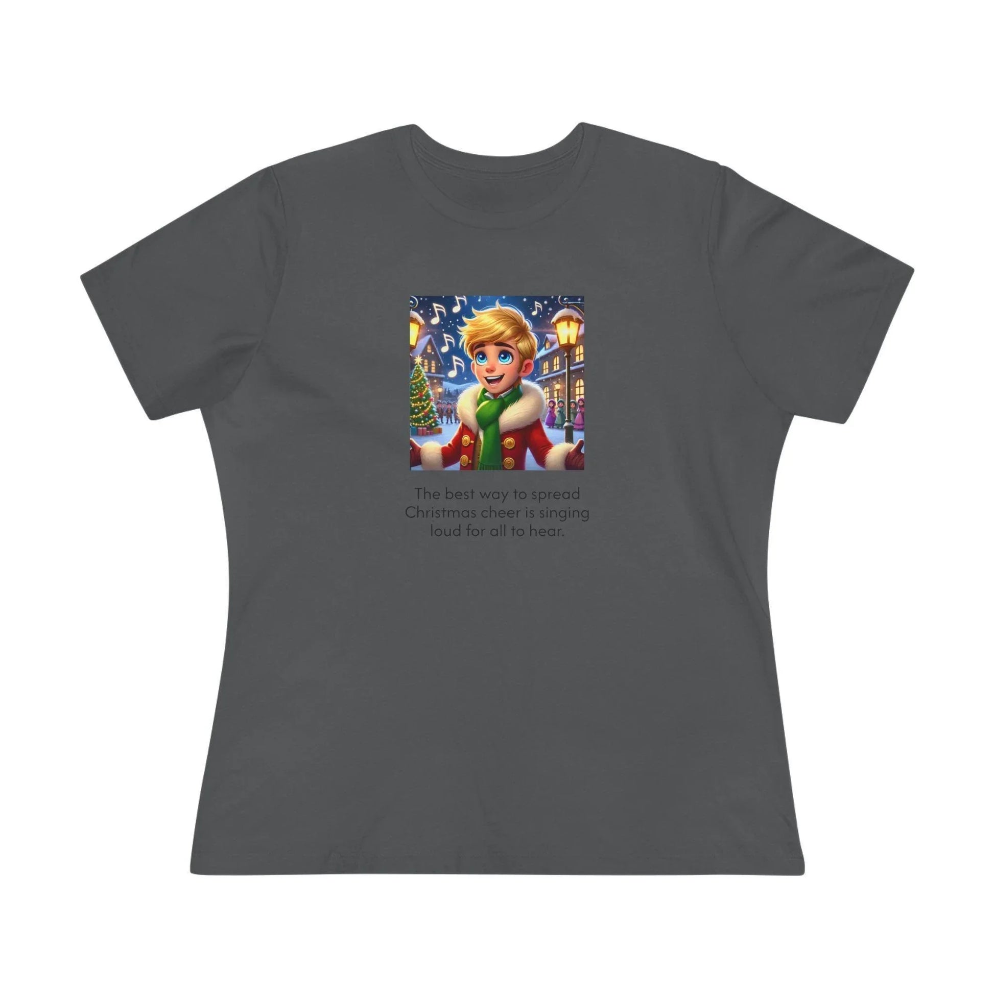 Caroler - Christmas Cheer - BHB Boy - Women's Tee - Whippie's