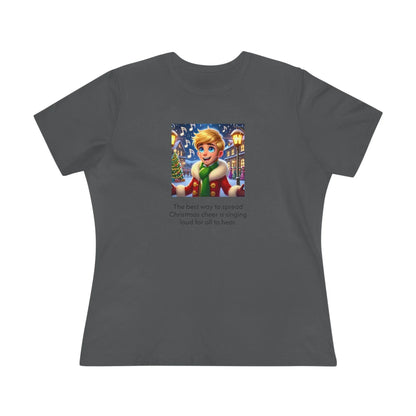 Caroler - Christmas Cheer - BHB Boy - Women's Tee - Whippie's