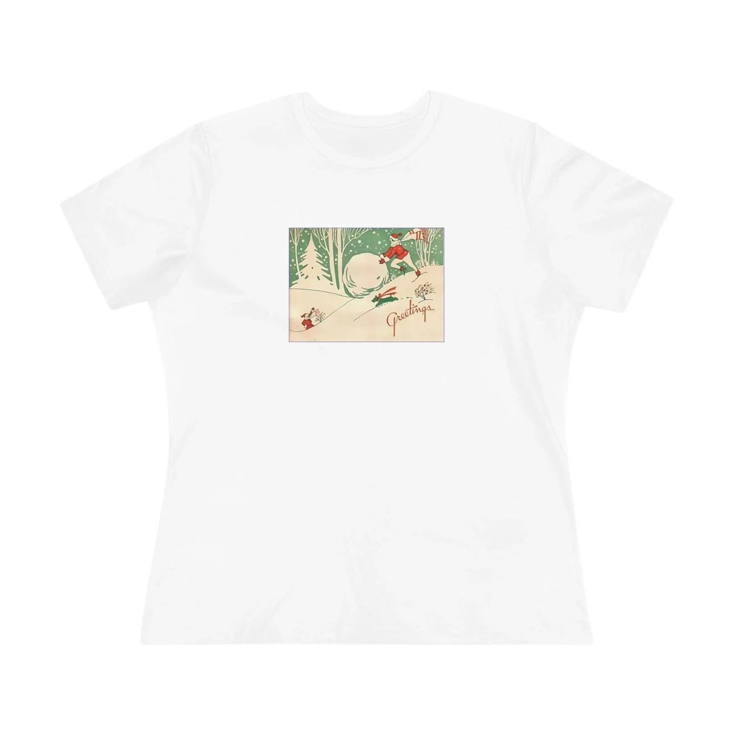 Greetings - Snow Fun - Women's Tee - Whippie's