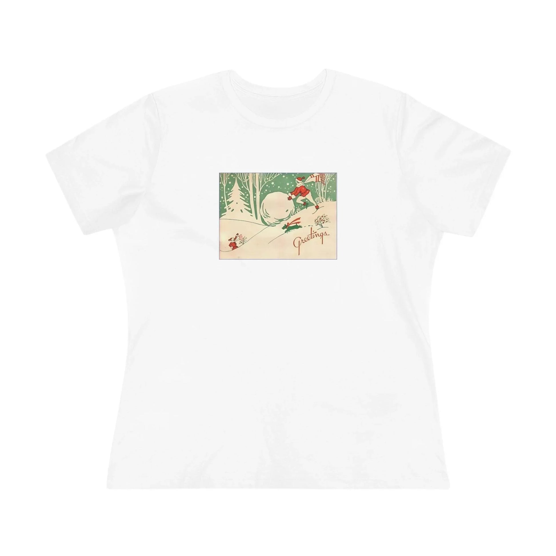 Greetings - Snow Fun - Women's Tee - Whippie's
