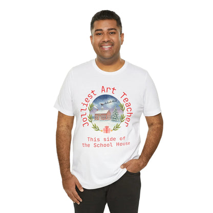 Jolliest Christmas School Tee - Personalizable Title