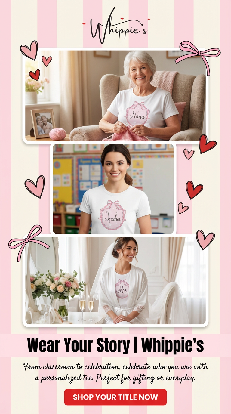 Cute Personalized Tee | Custom Name or Title Shirt