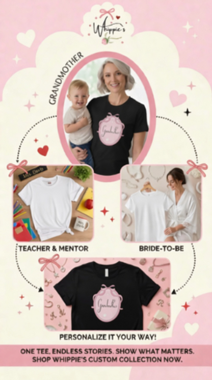 Cute Personalized Tee | Custom Name or Title Shirt
