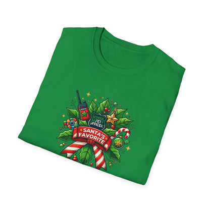 Santa's Favorite School Safety Officer Unisex Tee 🚨🎅 - Whippie's